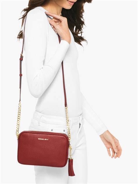 michael kors lacey camera bag|MICHAEL Michael Kors Jet Set Medium Leather .